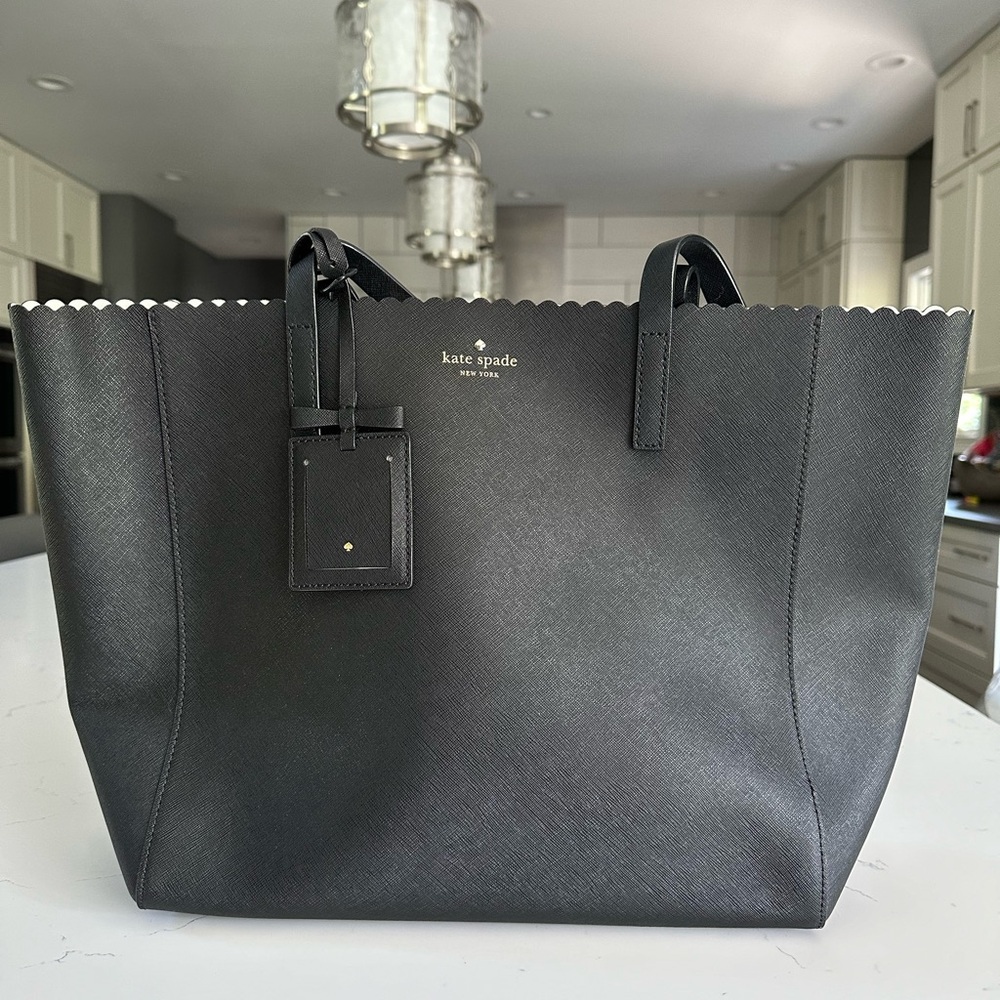 Two-strap Black Kate Spade Shoulder Bag